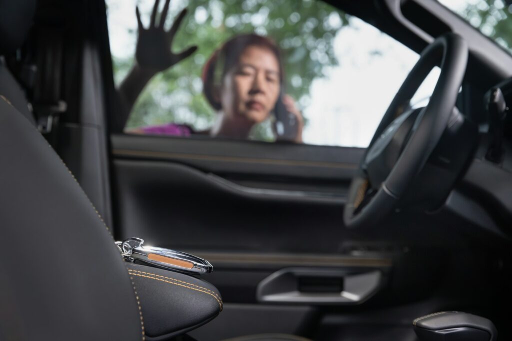 locked out of car